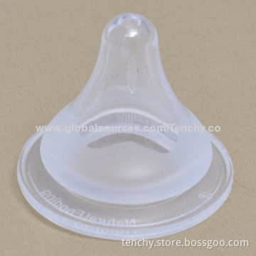 Silicone Babies' Bottle Nipple, Meet FDA, LFGB, RoHS Standards